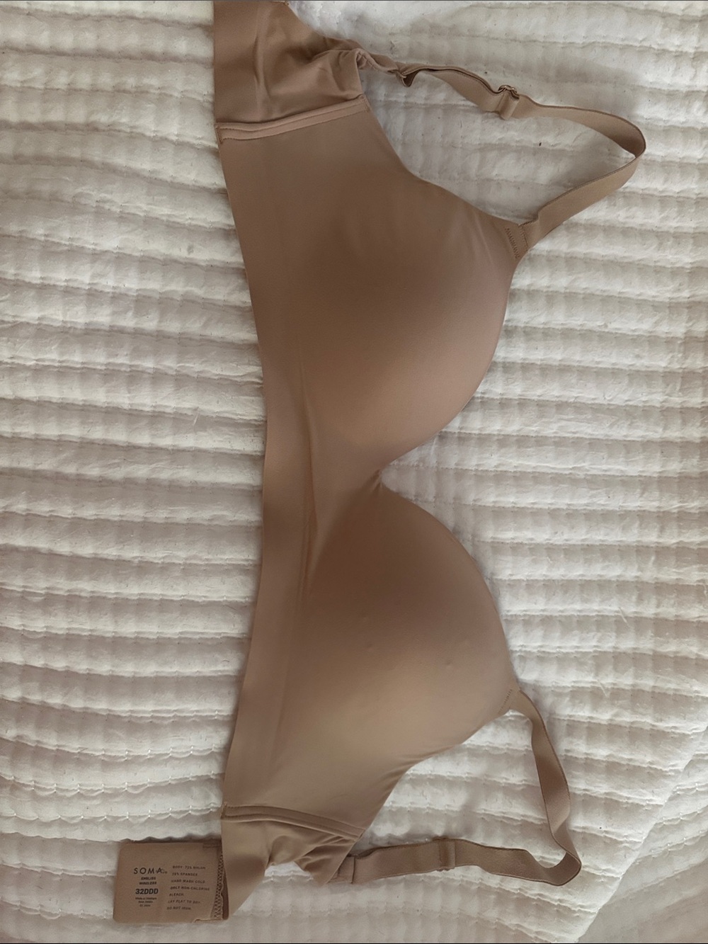 Soma Smooth Wireless Bra in Beige